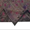5'3" x 8'11" - 160 x 272 Cm Geometric Kilim Purple Geometric Bohemian Wool Cotton Handmade Handknotted Vintage Turkish Area Rug for Living Room Bedroom Nursery Hallway Indoor view 4