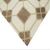 5'10" x 8'9" - 177 x 267 Cm Geometric Duri Brown Geometric Bohemian Wool Cotton Handmade Handknotted Vintage Turkish Area Rug for Living Room Bedroom Nursery Hallway Indoor view 2