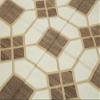 5'10" x 8'9" - 177 x 267 Cm Geometric Duri Brown Geometric Bohemian Wool Cotton Handmade Handknotted Vintage Turkish Area Rug for Living Room Bedroom Nursery Hallway Indoor view 3