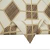5'10" x 8'9" - 177 x 267 Cm Geometric Duri Brown Geometric Bohemian Wool Cotton Handmade Handknotted Vintage Turkish Area Rug for Living Room Bedroom Nursery Hallway Indoor view 4