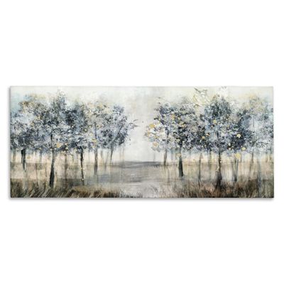 Stupell Industries Modern Tree Grove Canvas Wall Art Design by Nina Blue