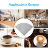 Coffee Filter, 2PCS Pour Over Coffee Dripper, Portable Pour Over Coffee Filter Reusable Pour Over Coffee Filter Stainless Steel Mesh Cone Coffee Filter 12 Cup view 3