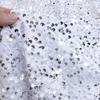 OMKSIH White Tree Skirt 46 Inches Velvet Christmas Tree Skirt Luxurious Sequined Tree Skirt Large Xmas Decorations for Glitter Tree Base Cover Mermaid Christmas Tree Rug Skirt for Winter Holiday Decor view 2