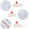 OMKSIH White Tree Skirt 46 Inches Velvet Christmas Tree Skirt Luxurious Sequined Tree Skirt Large Xmas Decorations for Glitter Tree Base Cover Mermaid Christmas Tree Rug Skirt for Winter Holiday Decor view 4