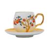 100ml/3.38oz Ceramic Coffee cup dish set household couple China-Chic afternoon tea creative Mug for office home-yellow-101-200ml view 1