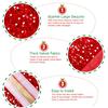 OMKSIH Red Christmas Tree Skirt 36 Inch Sequin Tree Skirt for Christmas Decoration Round Glitter Xmas Tree Skirt Christmas Tree Skirt Cover for New Year Ornaments view 3