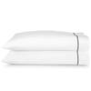 BEDLAM Twin/Twin XL Duvet Cover Set - 3pcs 100% Cotton Duvet Cover, Includes a White Sateen Duvet Cover Designed with a Black Trim & 2 Cotton Pillowcases - 500TC Luxury Twin Duvet Cover Bedding Set view 3