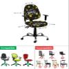 Jolunifun Black Office Chair Covers Stretchable 2 Piece, Soft Decorative Computer Desk Chair Cover Protector Universal Rotating Chair Slipcover Birthday Cake Stars Gifts Yellow view 4