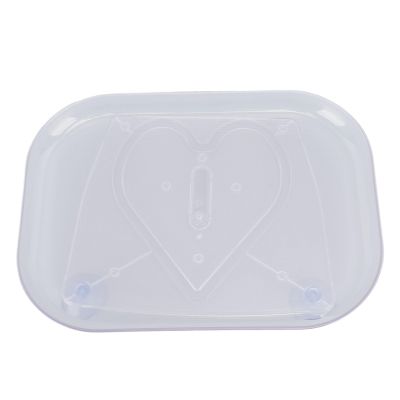 Fridge Turntable Organizer, 360 Degre Rotatable Acrylic Clear Rectangular Fridge Organizer with Suction Cups Lazy Susan Turntable Organizer for Refrigerator Cabinet (Small