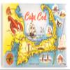 Greetings from Cape Cod Massachusetts Fridge Magnet (Lobster and map) (2.5 x 3.5 inches) view 1