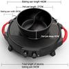 Electric Grill, Multifunction Two-In-One Electric Smokeless Non-Stick Barbecue Grilled Shabu-Shabu Baking Pan Large Capacity Separable Baking Pan 2200W,Maifanshishunfeng,Hous view 2