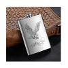 COmaam 304 Stainless Steel Flasks Portable Bar Tools Flasks for Liquor for Men Travel Camping Small Flasks 8Oz view 1