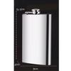 COmaam 304 Stainless Steel Flasks Portable Bar Tools Flasks for Liquor for Men Travel Camping Small Flasks 8Oz view 2