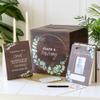 Kate Aspen Celebration of Life Memory Funeral Guest Book and Box for Memorial Service Bereavement Cards, Prayer Cards - Hard Cover Book, Box, 50 Memory Cards and Binder Rings view 1