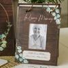 Kate Aspen Celebration of Life Memory Funeral Guest Book and Box for Memorial Service Bereavement Cards, Prayer Cards - Hard Cover Book, Box, 50 Memory Cards and Binder Rings view 2