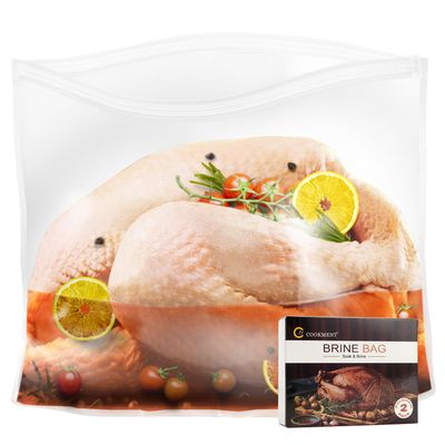 Brining Bags for Turkey, 2 Packs Extra Large Turkey Brine Bag