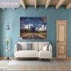 Road to the Tetons, Grand Teton National Park, Jackson Hole, Wyoming - Print/Canvas/Acrylic/Metal (Canvas (3 Panel) Print, 40x90 Inches) view 2