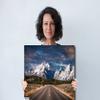 Road to the Tetons, Grand Teton National Park, Jackson Hole, Wyoming - Print/Canvas/Acrylic/Metal (Canvas (3 Panel) Print, 40x90 Inches) view 4