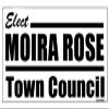 Schitt Swag - Moira Town Council Sticker, 5" by 2.5" large sticker. - Rose Family David, Alexis, Johnny & Moira - for The Refrigerator, Dorm, Garage and More! view 1