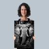African Elephant (Loxodonta) - Print/Canvas/Acrylic/Metal (Canvas (3 Panel) Print, 36x72 Inches) view 4