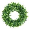 IMIKEYA 1pc Imitated Grass Wreath Decor for Rustic Wall-Mounted Decoration Elegant Artificial Floral Garland for Home Weddings and Door Accents Fresh Greenery Design view 1