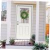 IMIKEYA 1pc Imitated Grass Wreath Decor for Rustic Wall-Mounted Decoration Elegant Artificial Floral Garland for Home Weddings and Door Accents Fresh Greenery Design view 3