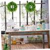 IMIKEYA 1pc Imitated Grass Wreath Decor for Rustic Wall-Mounted Decoration Elegant Artificial Floral Garland for Home Weddings and Door Accents Fresh Greenery Design view 4