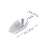 UPKOCH Household Aluminum Ice Scoop and Flour Shovel Ergonomic Multi-purpose Kitchen Tool for Grains and Pet Food Lightweight Easy to Compact for Home and Restaurant Use view 2