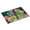Cactus Floral Bloom print Dish Drying Mat Super Absorbent Heat Resistant Dishes Pad Quick Dry Drainer Mats For Kitchen Counter 18 Inch X 24 Inch view 2