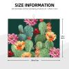 Cactus Floral Bloom print Dish Drying Mat Super Absorbent Heat Resistant Dishes Pad Quick Dry Drainer Mats For Kitchen Counter 18 Inch X 24 Inch view 3