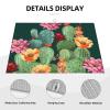 Cactus Floral Bloom print Dish Drying Mat Super Absorbent Heat Resistant Dishes Pad Quick Dry Drainer Mats For Kitchen Counter 18 Inch X 24 Inch view 4