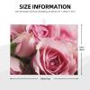 Pink Roses print Dish Drying Mat Super Absorbent Heat Resistant Dishes Pad Quick Dry Drainer Mats For Kitchen Counter 18 Inch X 24 Inch view 3