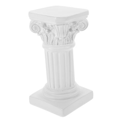 COHEALI 1pc Nordic Style Decorative Candle Stand Marble Pillar Candlestick Holder for Home Decor Wedding Centerpiece Housewarming and Candlelight Dinner
