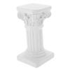 COHEALI 1pc Nordic Style Decorative Candle Stand Marble Pillar Candlestick Holder for Home Decor Wedding Centerpiece Housewarming and Candlelight Dinner view 1