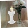 COHEALI 1pc Nordic Style Decorative Candle Stand Marble Pillar Candlestick Holder for Home Decor Wedding Centerpiece Housewarming and Candlelight Dinner view 4