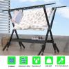 ATYUJKB Laundry Room Collapsible Clothes Drying Rack, Aluminum Alloy Laundry Stand, Laundry Stand Organizer, Multifunctional Drying Rack with Wheels, Saves Space (250cm/98in) view 4