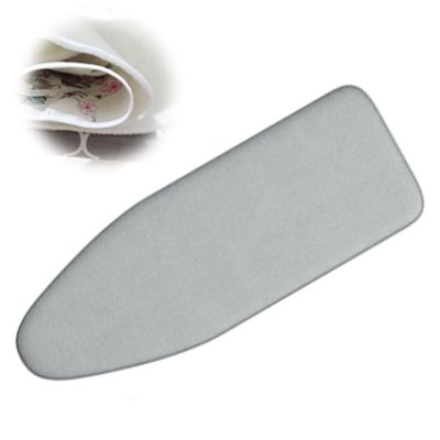 KADEUX Silver Coated Ironing Board Cover and Pad, Non Stick Resist Scorching and Staining Iron Board Cover, Iron Board Replacement Cover Standard Size (Color : Silver, Size : 120x38cm(47x15in))
