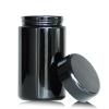 Matoolser Black Glass Airtight Storage Container Jar 200ml with UV Protection for Spice Coffee view 1
