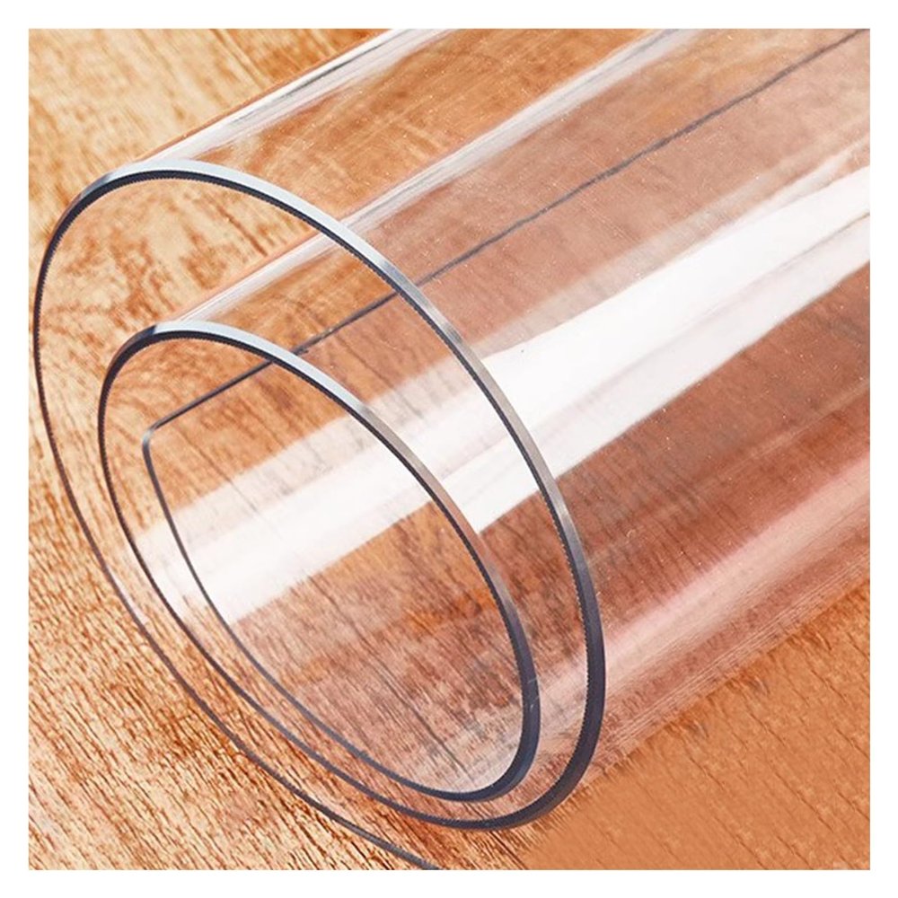 2mm Thick Area Rugs Clear Vinyl Plastic, Large Desk Chair/Stairs/Pets Carpet Protector Mat, Office/Hotel/Dining Room Hardwood Floor Protector, Waterproof & Anti-Slip (Size : WxL 6x15ft/183x458cm)