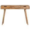 BUKSCYJS Dressing Table,Make-Up Table Set, Dressing Table with Hidden Mirror Suitable for Women, Living Room, Bedroom, Studio 44"X17.7"X29.9" Solid Mango Wood view 2