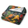 Condiments Spices Ultra-Soft Flannel Fleece Blanket-Perfect for Bed,Sofa,Camping,Cold Movie Nights and Travel view 2