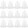 12pcs Clear Plastic Bell - Transparent Fillable Bells Ornaments Decorative Baubles Balls for Christmas Tree Hanging Pendants view 1