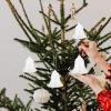 12pcs Clear Plastic Bell - Transparent Fillable Bells Ornaments Decorative Baubles Balls for Christmas Tree Hanging Pendants view 4