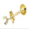 Shiv Shakti Arts Brass Kerala Diya Golden Finish with Bird Stand for Spritual Purpose Height-8 Inch view 3