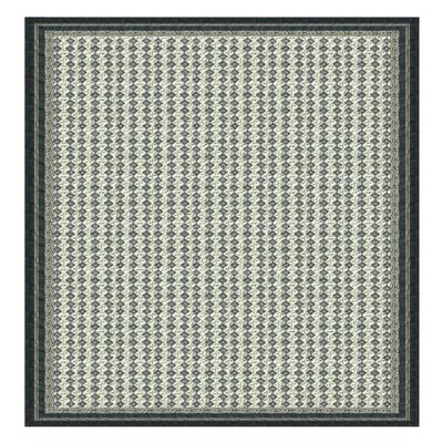 Area Rug 10x14 Kilim Rug Blue & Beige Dhurrie Floral Thick 0.19 inches Stone Easy Washable Mat Hand Wash Cotton Carpet Flatweave Carpet Indoor Outdoor for Living Room, Bedroom