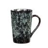 350ml/11.83oz Ceramic large capacity creative personality Mug kiln modern simple lovers Coffee cup for office home-Indigo yellow-360ml view 1