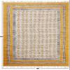 Kilim Rug 10x14 Area Rug Yellow & Beige Cotton Dhurrie Floral Thick 0.19 inches Stone Easy Washable Rug Hand Wash Cotton Carpet Flatweave Rug Indoor Outdoor Rugs for Living Room, Bedroom view 3