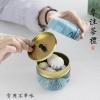 Qianli Jiangshan Giant Dragon Ceramic Office Home Water Cup Business Gift Tea Cup Travel Tea Set Gift Box for office home-Shouhaigai+Jiangshan Black Cup+Bag view 3