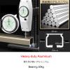 LIYI929GP Curtain Track Glider Rail for Straight and Bay Windows, Ceiling Mounted Curtain Rail, Wall Or Ceiling Flexible Curtain Track System, Room Divider, Track Slide Can Be Extended Or Cut Freely view 4