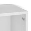 Mobili Fiver, X Wall Unit 40.94 in Without Door, Ashwood White, Made in Italy view 3